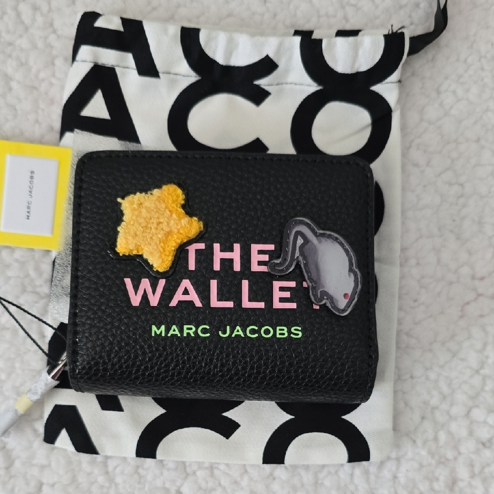 Marc Jacobs 'The Sticker Patch' Mini Compact Wallet